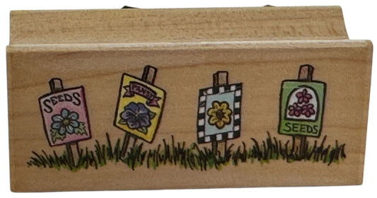 All Night Media Seed Packet Border Flower Garden Plant Seeds Spring Gardener