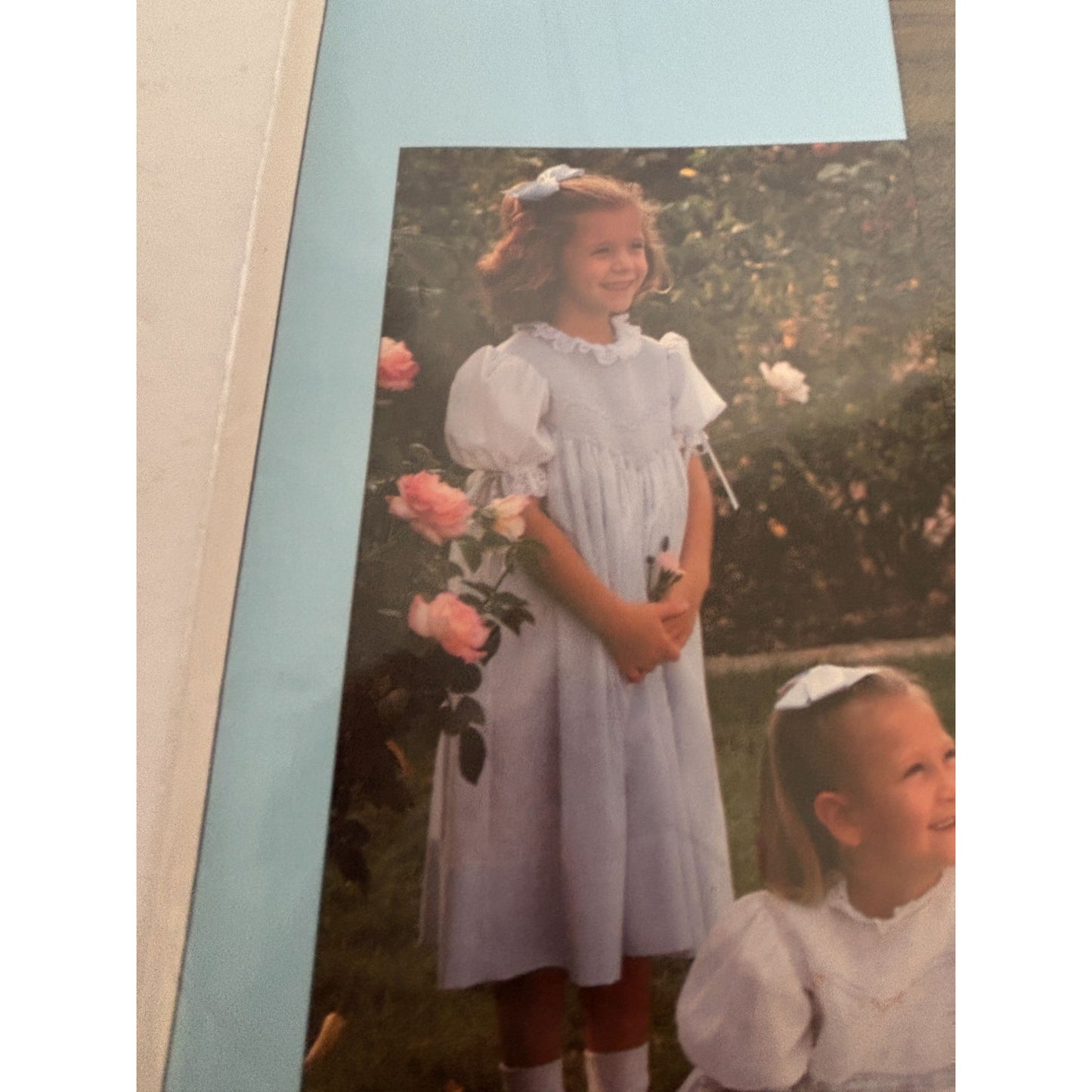 Chery Williams Heirloom Sewing Pattern Basic Square Yoke Dress Angel Sleeve 6-12