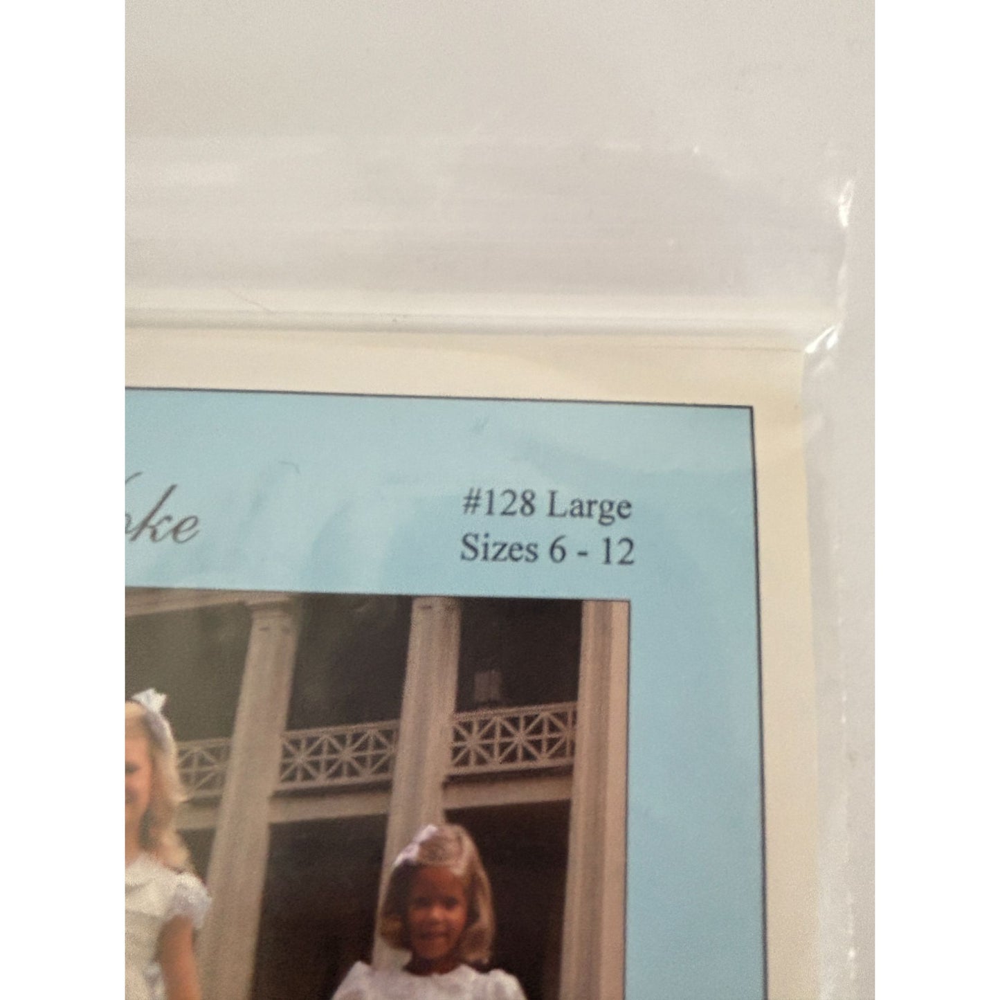 Chery Williams Heirloom Sewing Pattern Basic Square Yoke Dress Angel Sleeve 6-12