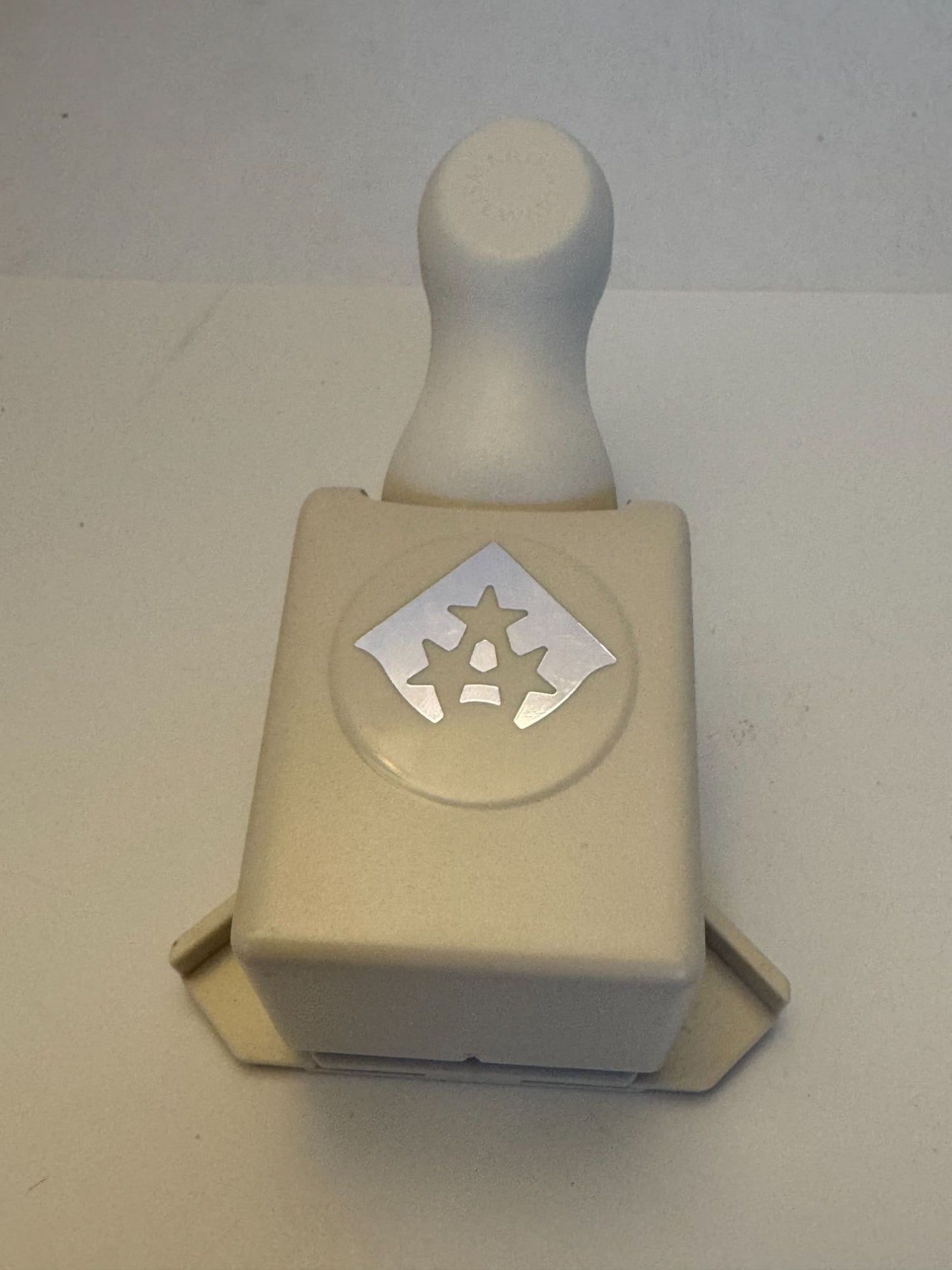 Martha Stewart Paper Punch Three Triple Stars Corner Card Making Craft Star
