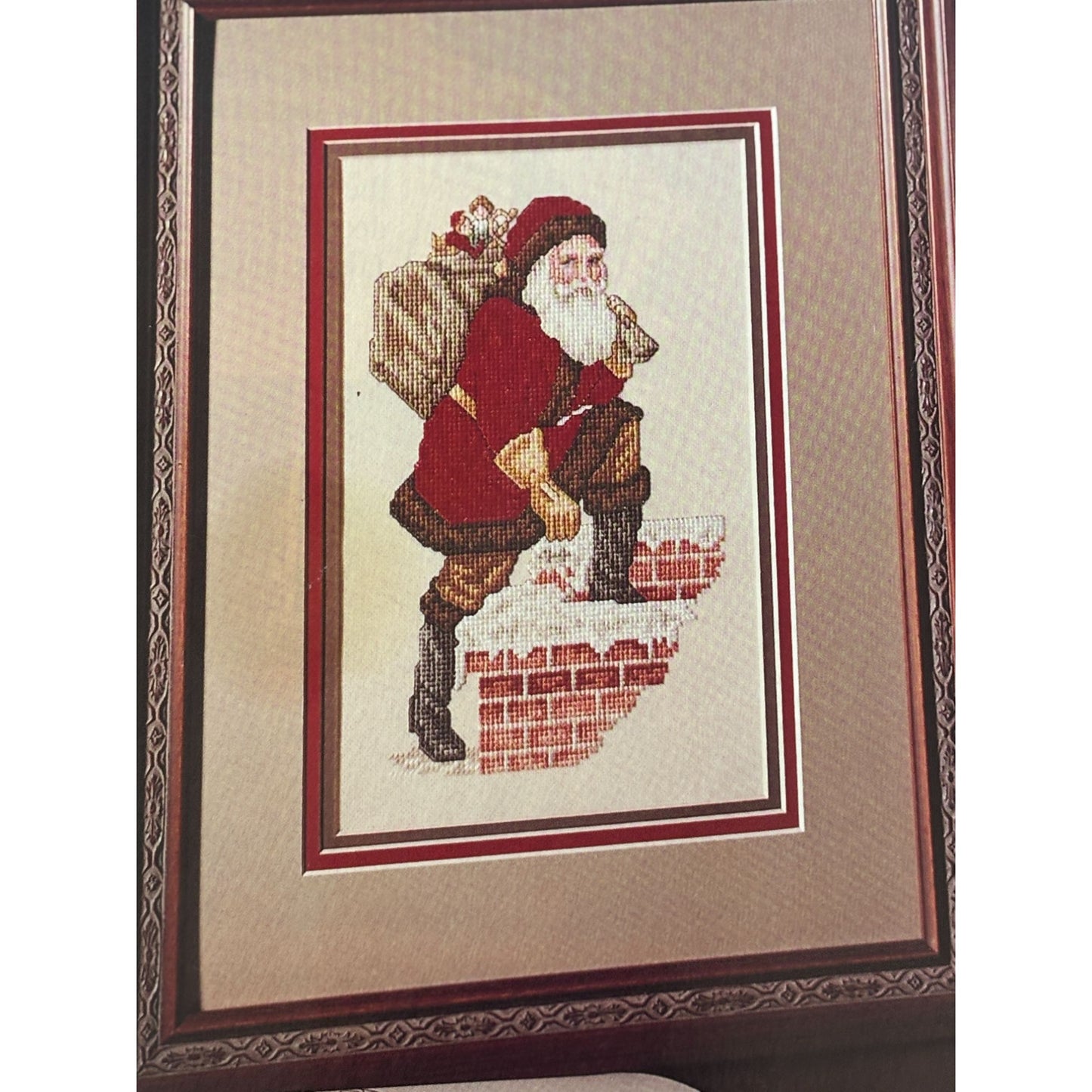 Leisure Arts Magazine Cross Stitch Madonna Child Christmas Santa December 1993