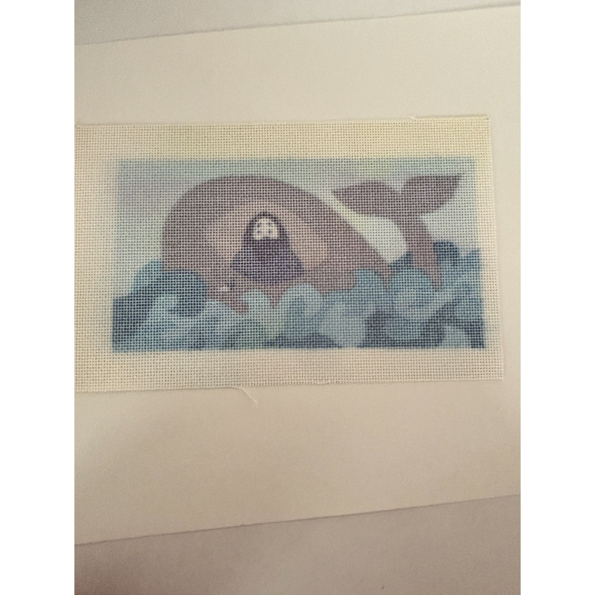 Biblical Needlepoint Canvas Set 4 Garden of Eden Noah Dove Lion Lamb Jonah Whale