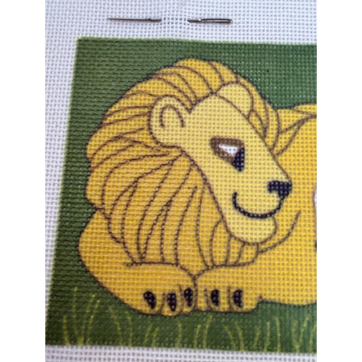 Biblical Needlepoint Canvas Set 4 Garden of Eden Noah Dove Lion Lamb Jonah Whale