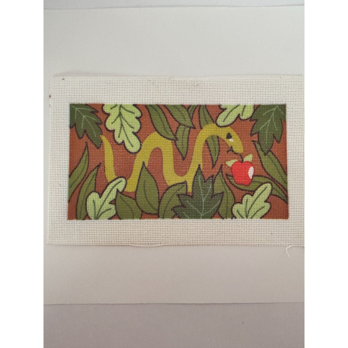 Biblical Needlepoint Canvas Set 4 Garden of Eden Noah Dove Lion Lamb Jonah Whale
