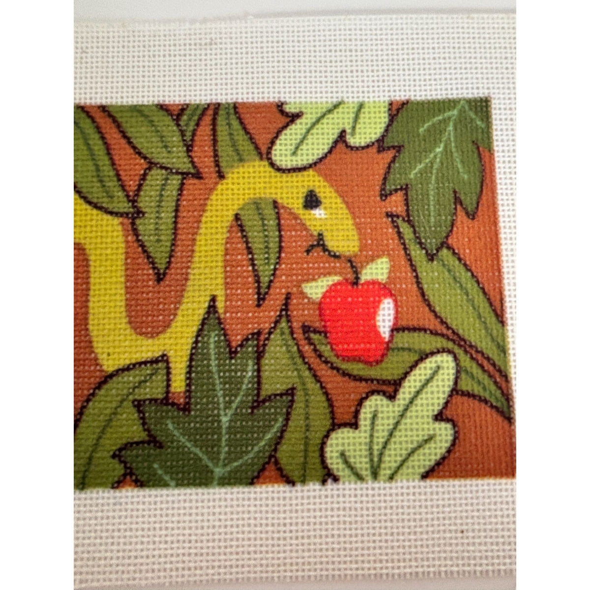 Biblical Needlepoint Canvas Set 4 Garden of Eden Noah Dove Lion Lamb Jonah Whale