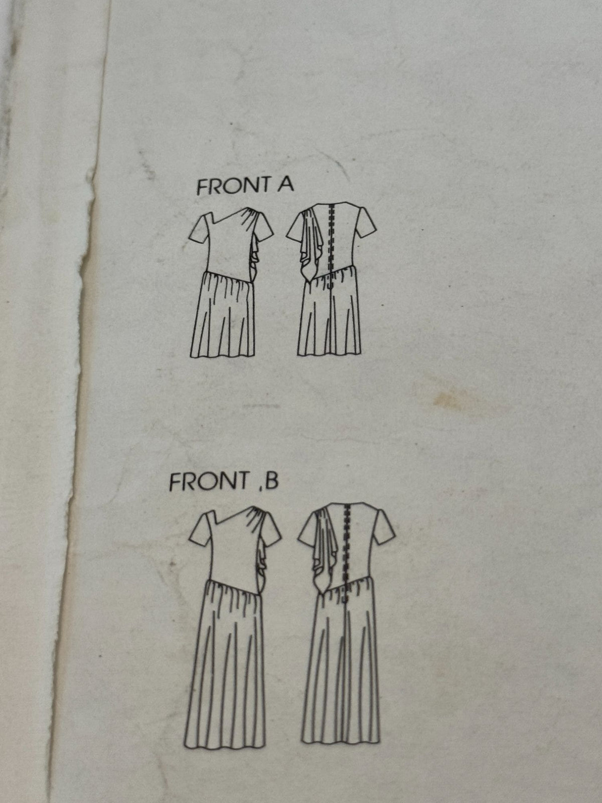 Vogue Sewing Pattern 2646 Bias Dress Edith Head Vintage 10 American Designers UC