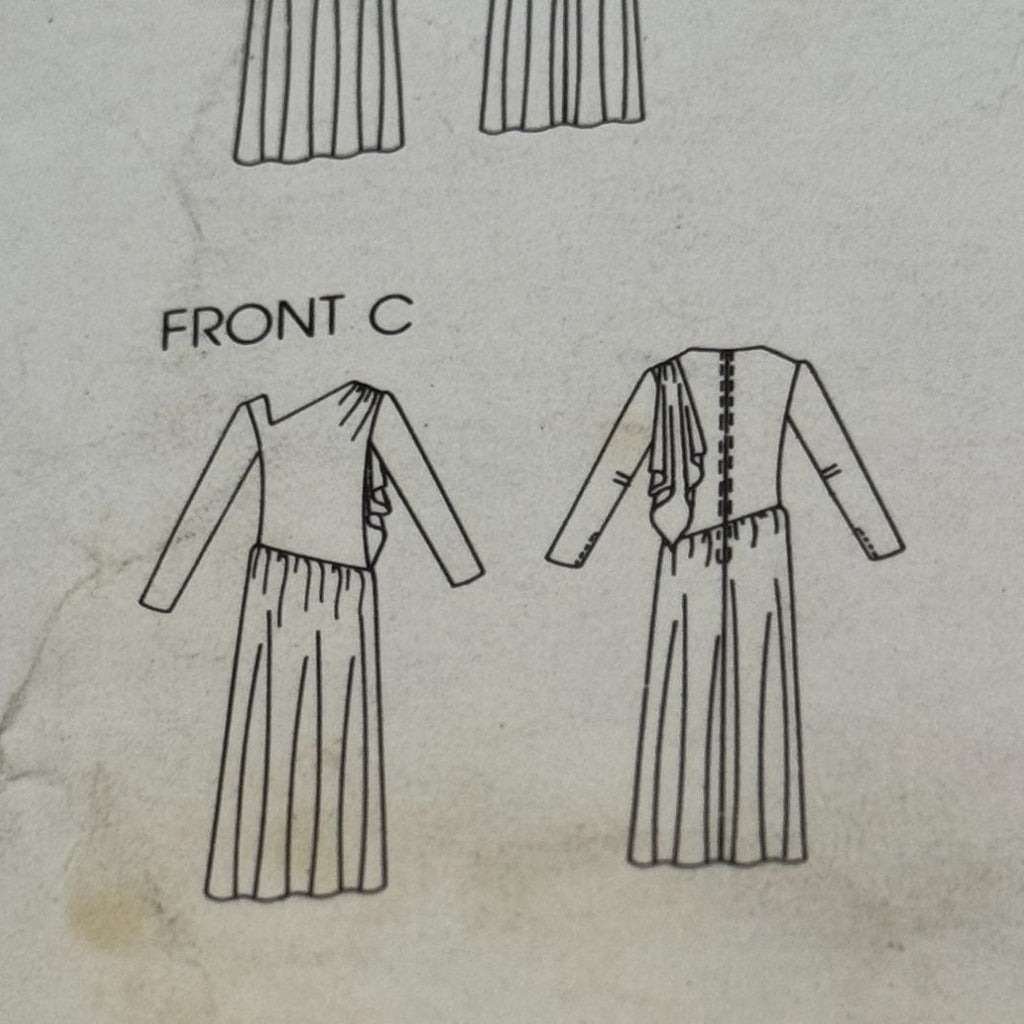 Vogue Sewing Pattern 2646 Bias Dress Edith Head Vintage 10 American Designers UC