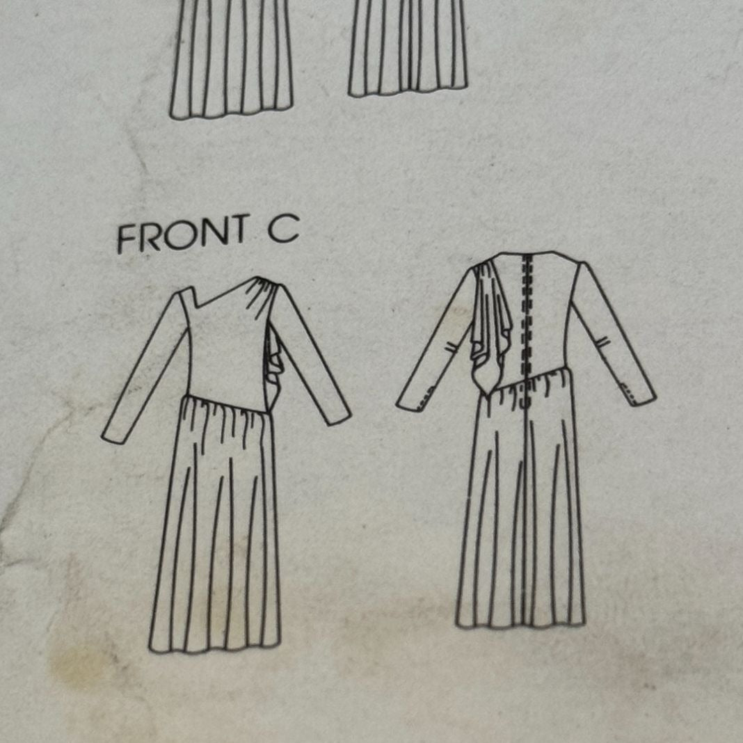 Vogue Sewing Pattern 2646 Bias Dress Edith Head Vintage 10 American Designers UC