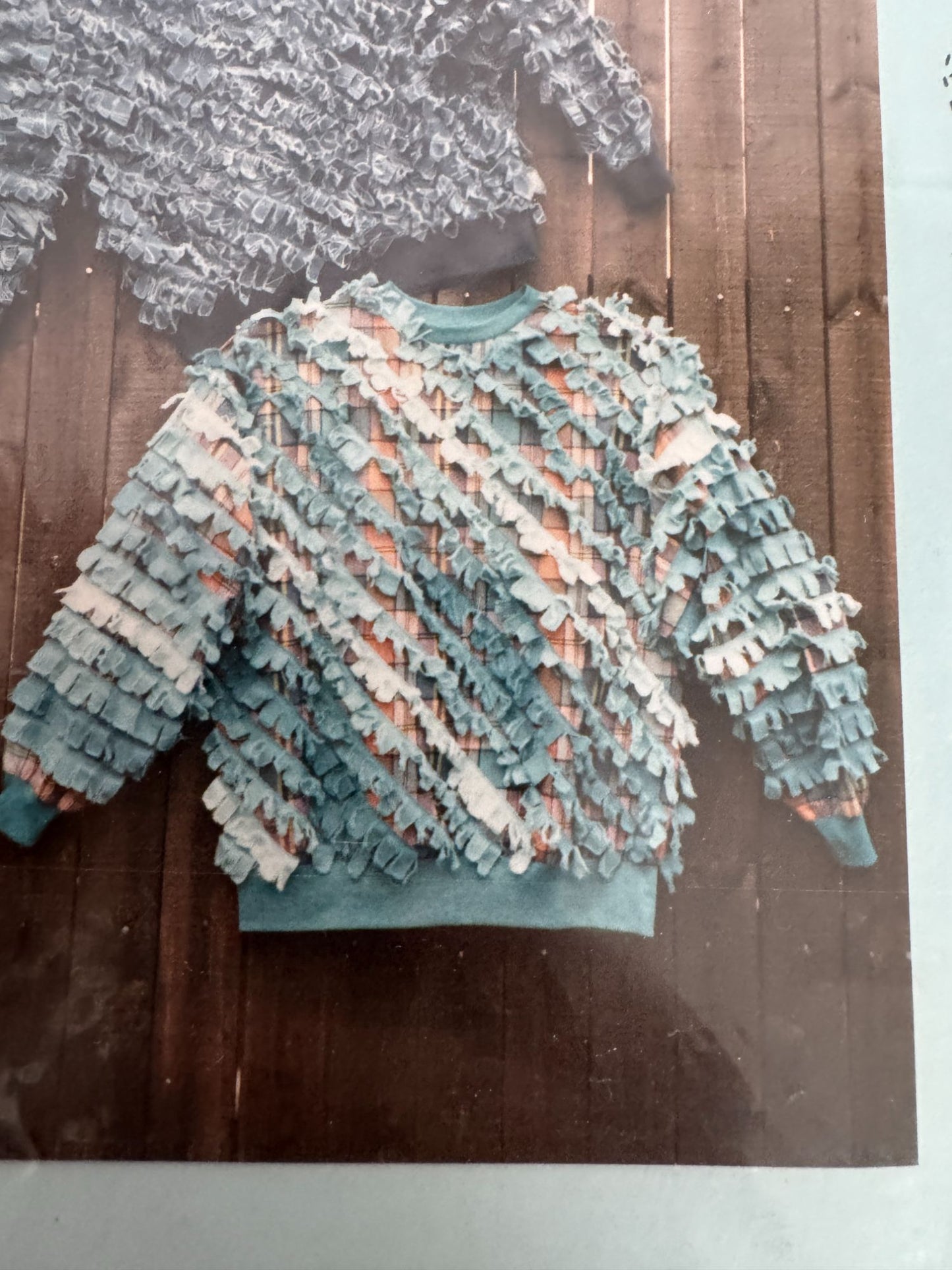 A Quilters Wardrobe Sewing Pattern Quilted Shaggy Pullover Shirt Fall S-XL