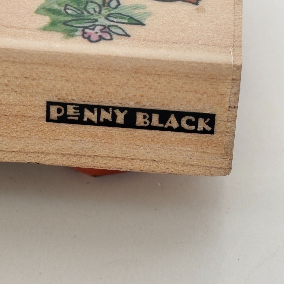 Penny Black Rubber Stamp Hedgehog on Swing Friendly Surprise Bird Cardmaking Art Wood Mounted