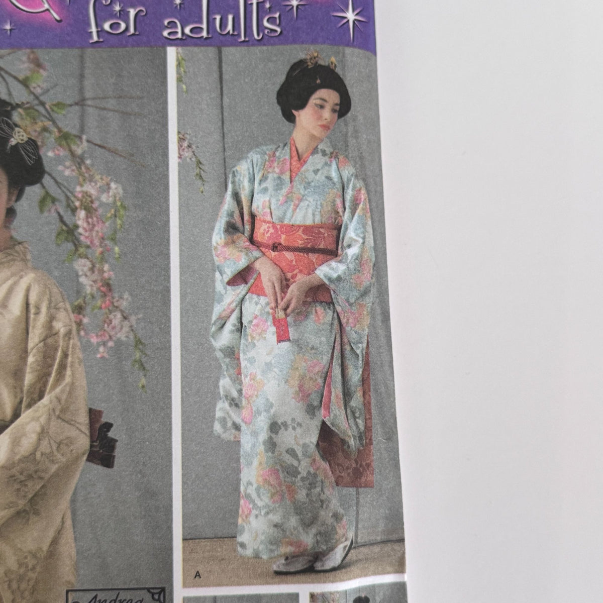 Simplicity Sewing Pattern 4080 Kimono Costume Japanese 14-20 Andrea Schewe Uncut Cosplay Asian Halloween