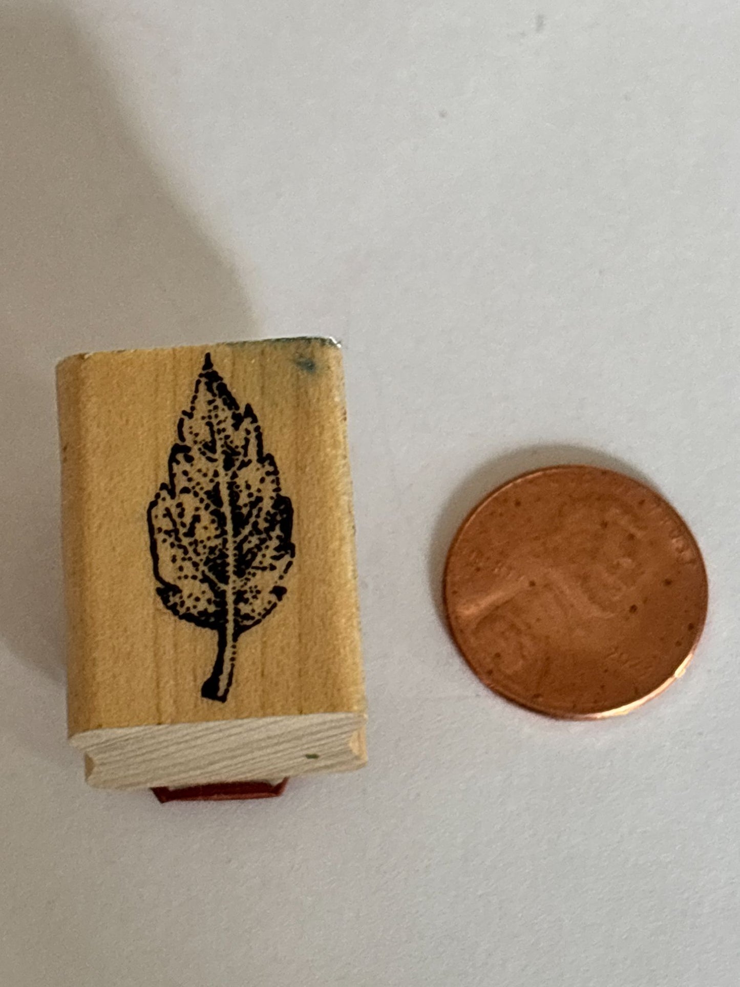 Stampin Up Rubber Stamp Leaf Nature Fall Season Outdoors Card Making Craft