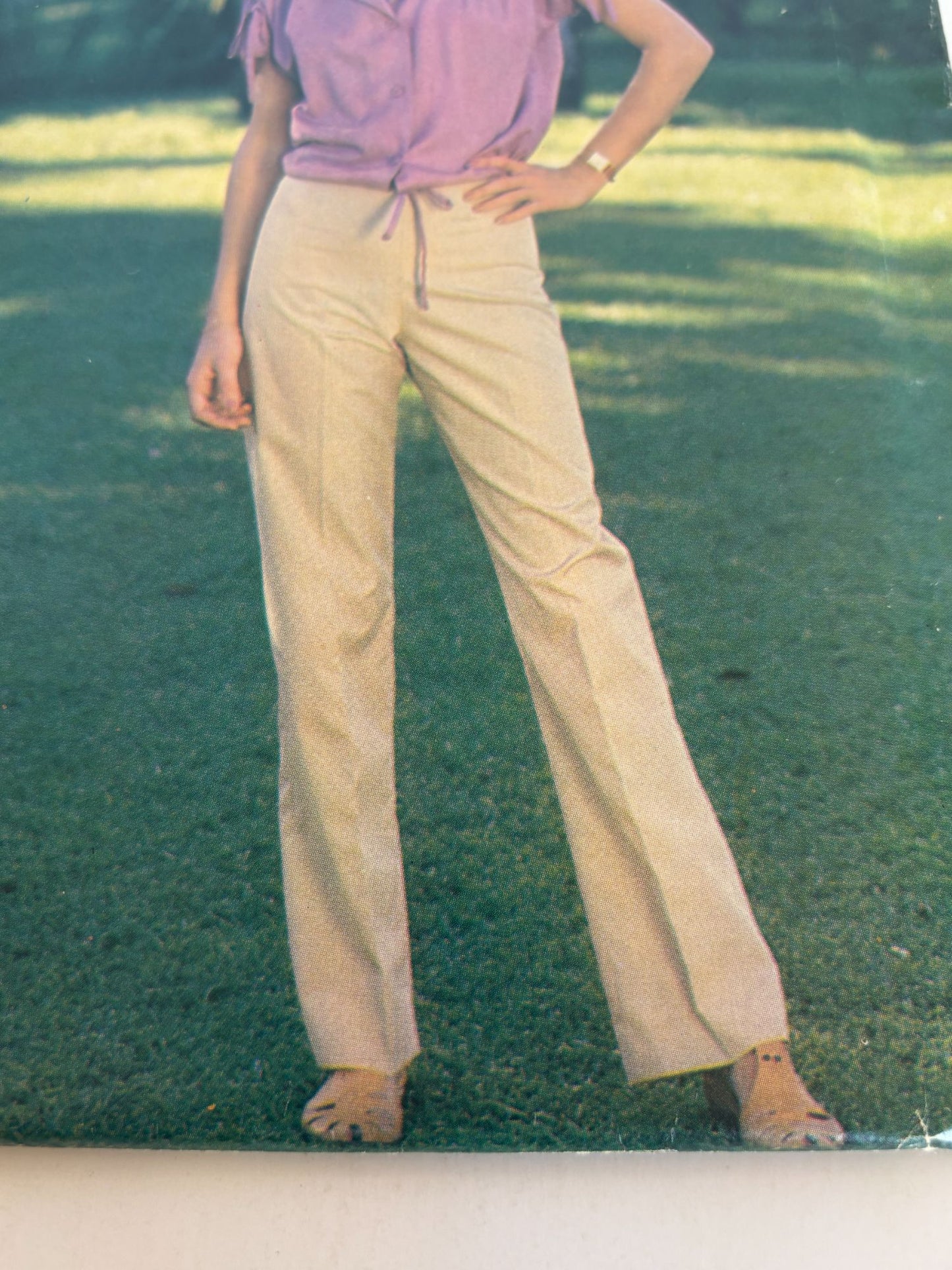 Butterick Sewing Pattern 6212 Top Straight Legged Pants Outfit 12 Vintage 80s UC