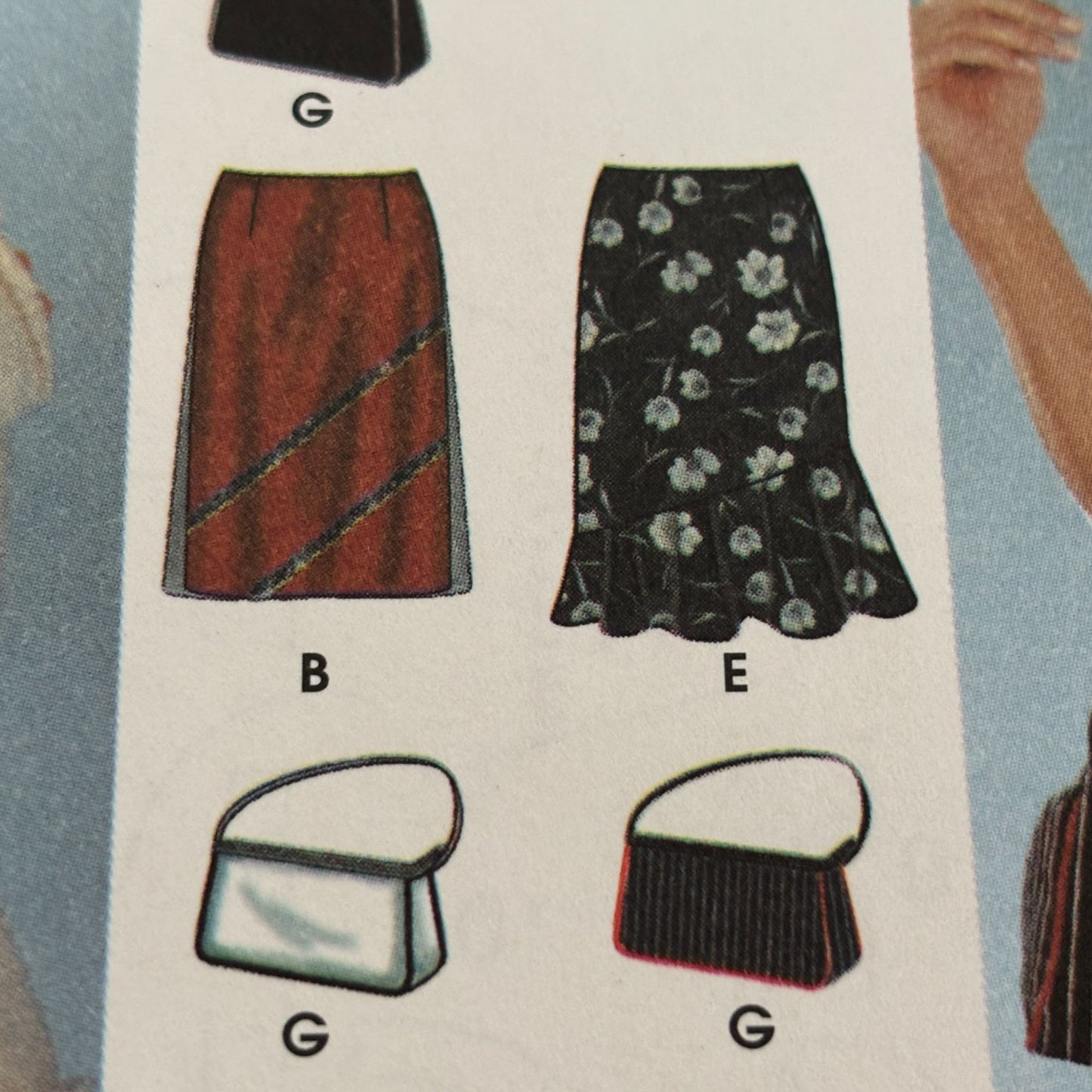 Simplicity Sewing Pattern 7097: Skirts and Purse