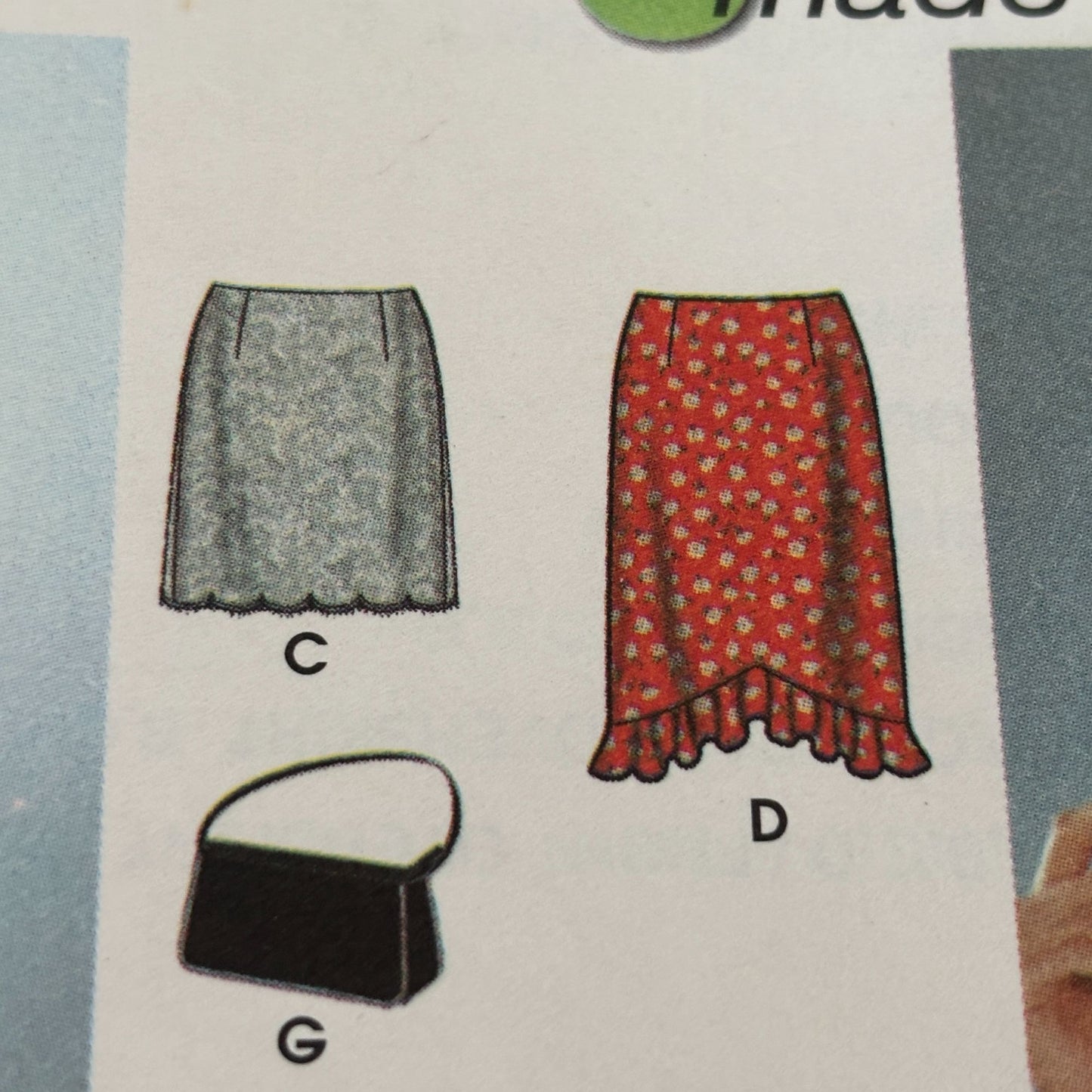 Simplicity Sewing Pattern 7097: Skirts and Purse