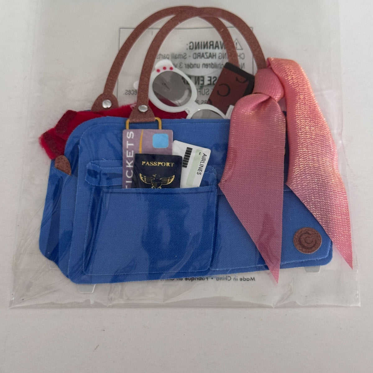 Jolees Dimensional Sticker Carry On Travel Bag Scrapbook Embellishment Vacation Crafts Cruise Passport