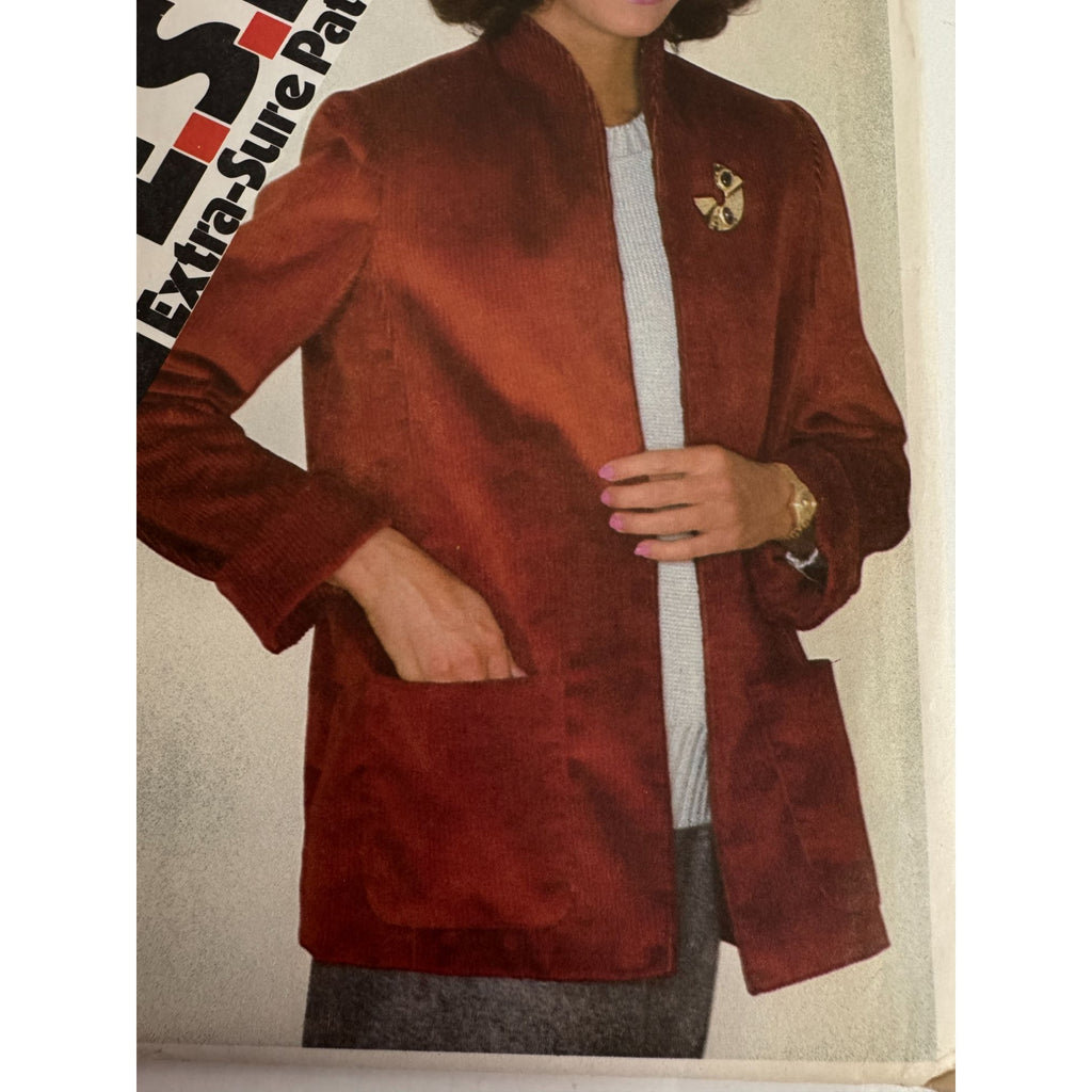 Simplicity Sewing Pattern 9619 Misses Unlined Jacket 12 14 16