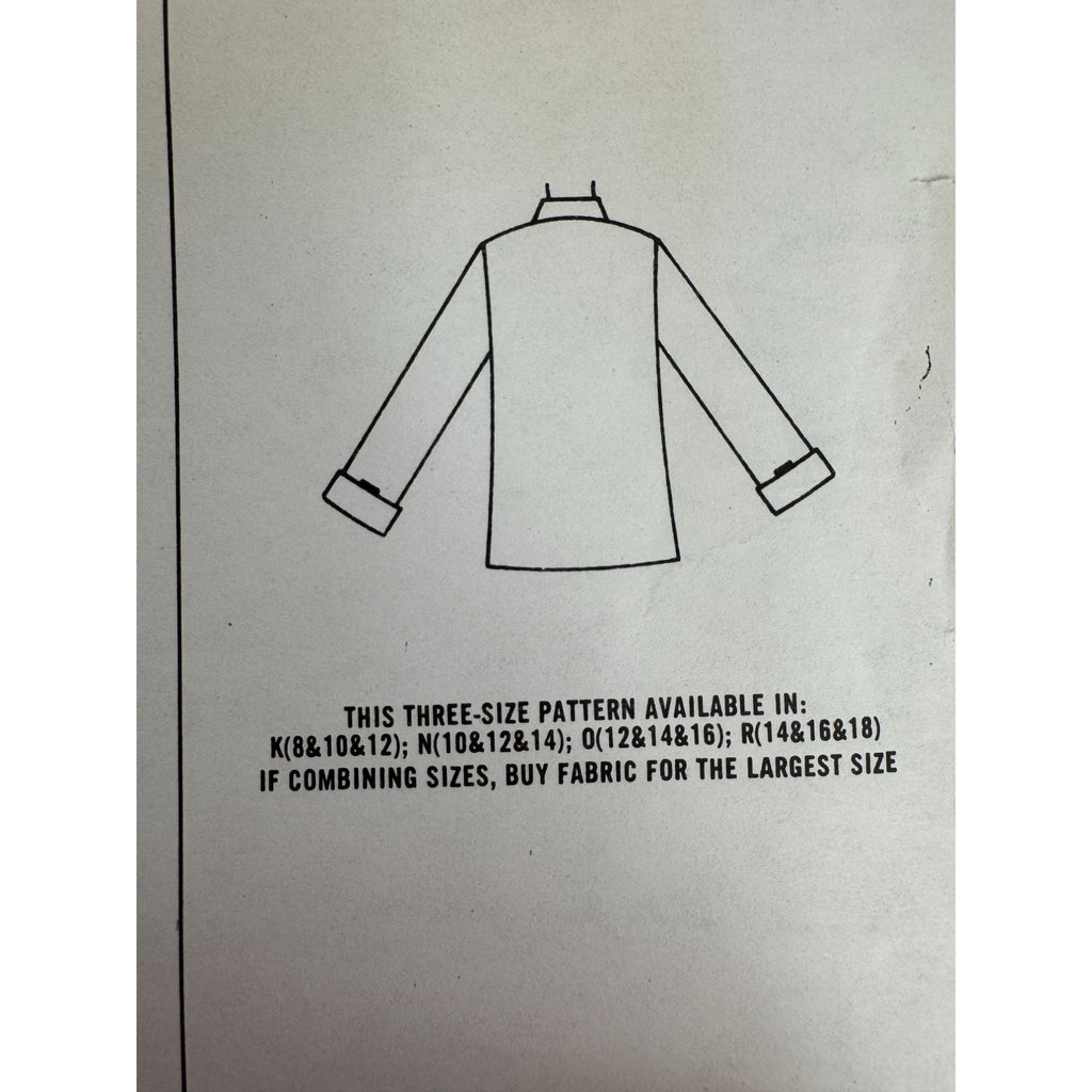 Simplicity Sewing Pattern 9619 Misses Unlined Jacket 12 14 16