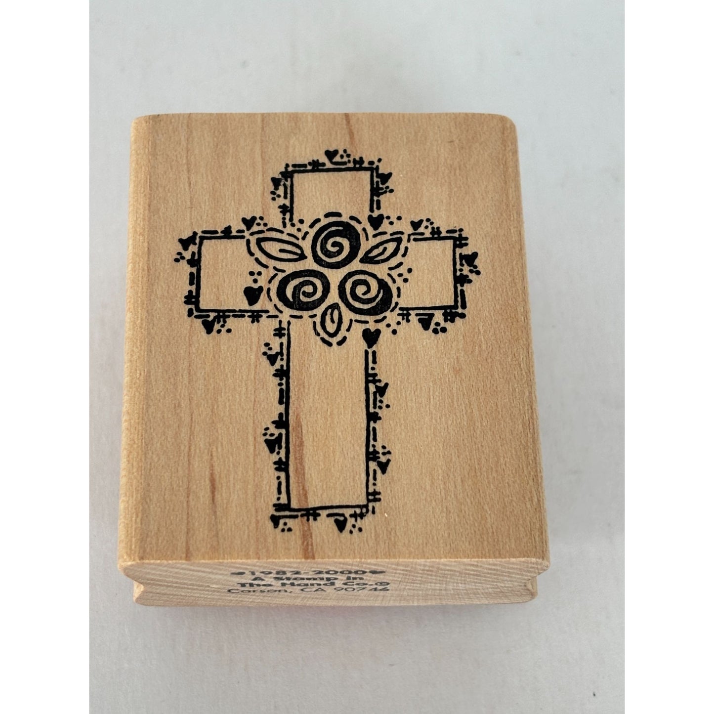 Christian Cross Rubber Stamp Faith Bible Journaling Cardmaking Easter Craft