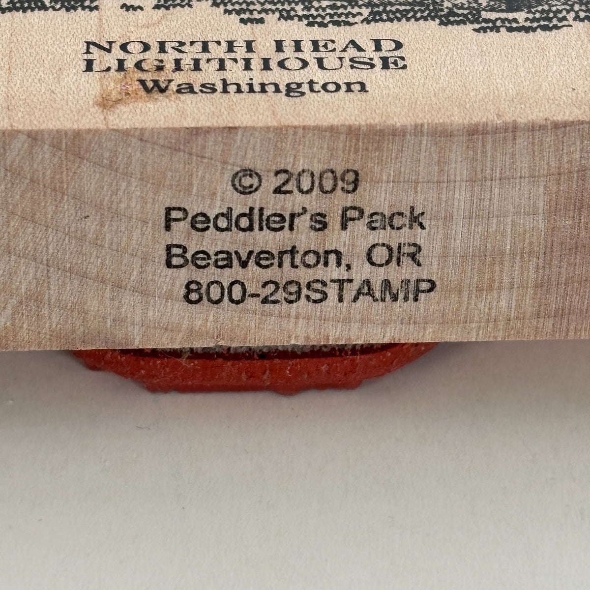 Peddlers Pack Rubber Stamp North Head Lighthouse Washington State Coastal Scene Cardmaking Pacific Northwest