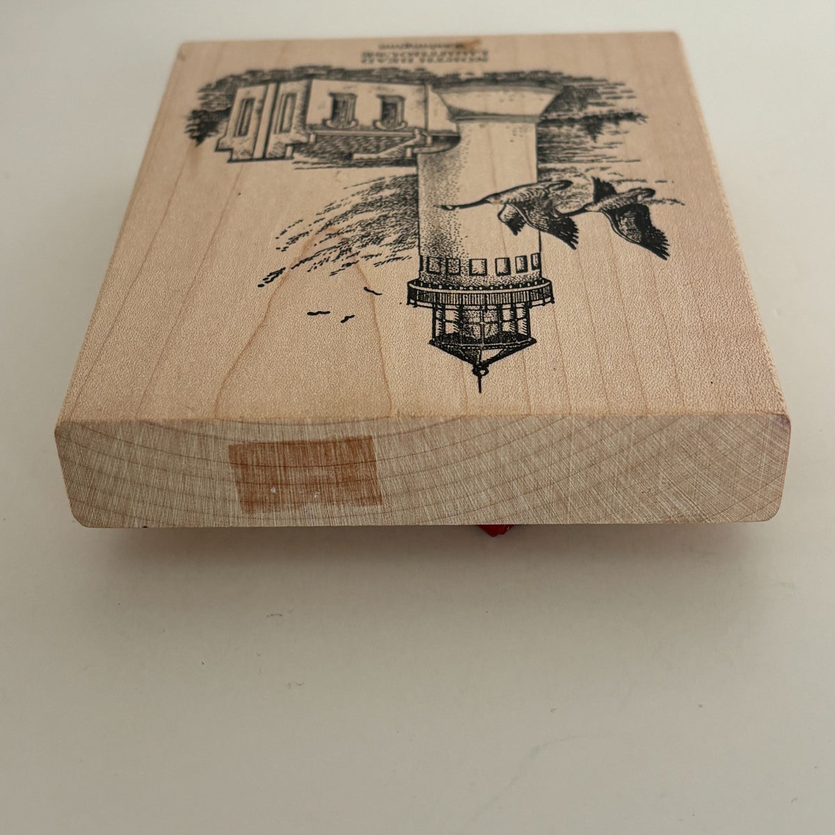 Peddlers Pack Rubber Stamp North Head Lighthouse Washington State Coastal Scene Cardmaking Pacific Northwest