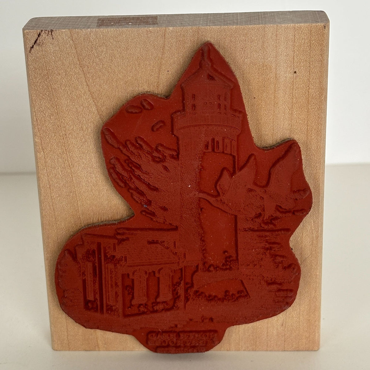 Peddlers Pack Rubber Stamp North Head Lighthouse Washington State Coastal Scene Cardmaking Pacific Northwest