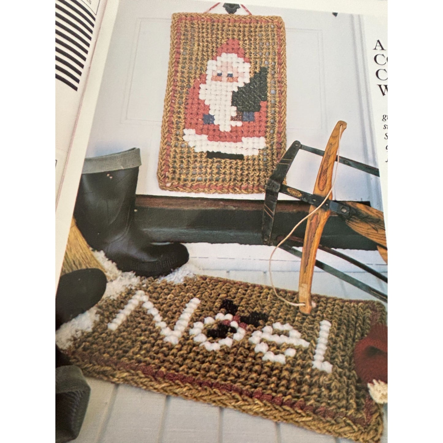 Celebrations To Cross Stitch Craft Magazine Premier Issue Leisure Arts Santa