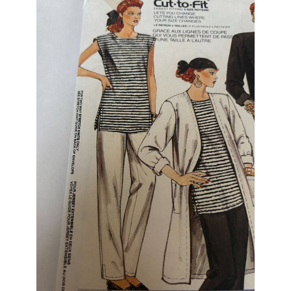 McCalls Sewing Pattern 3575 Duster Coat Dress Tunic Pants Jacket Work 10-14 UC