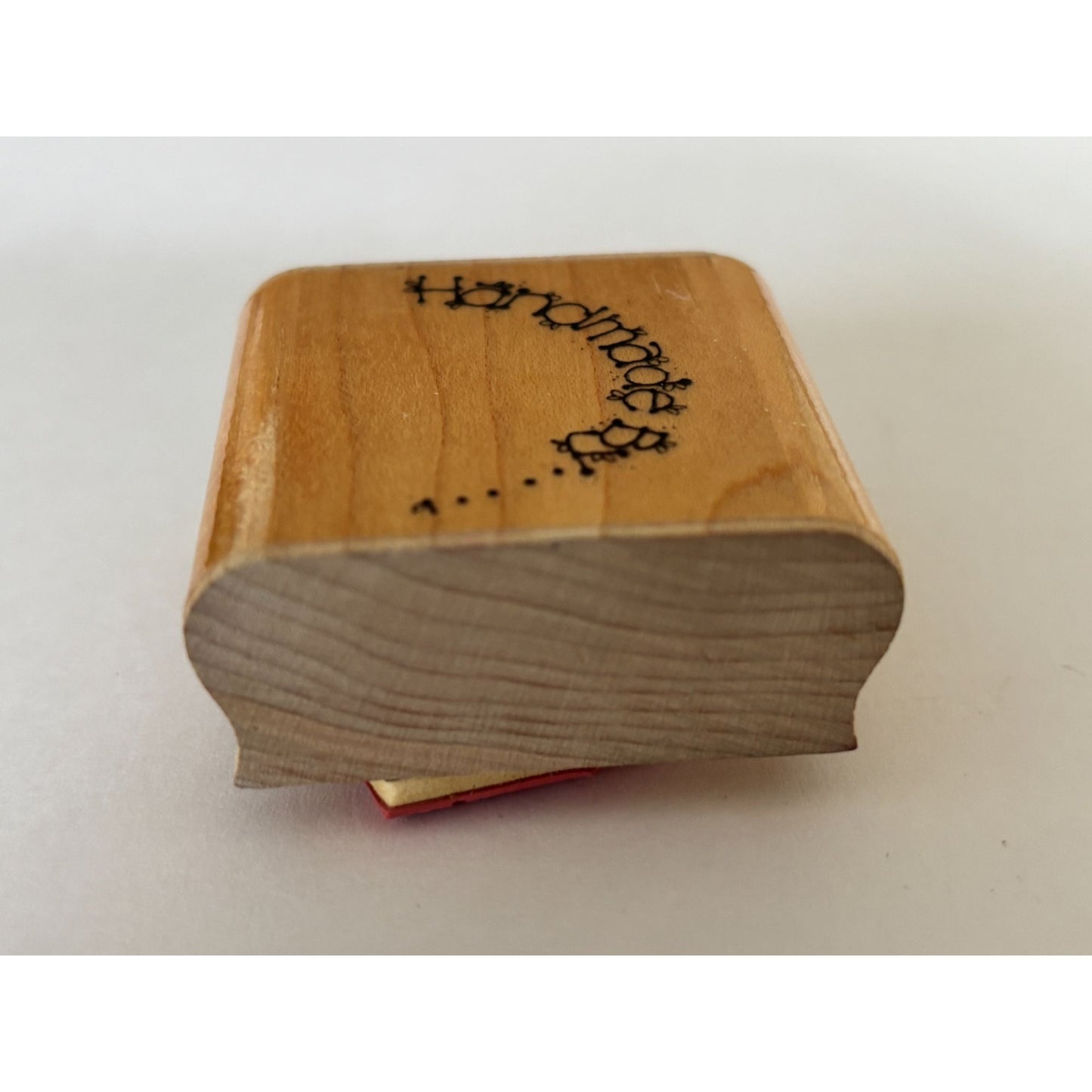 DOTS Rubber Stamp Handmade By Gift Tag Cardmaking Crafter Craft Card Maker Art
