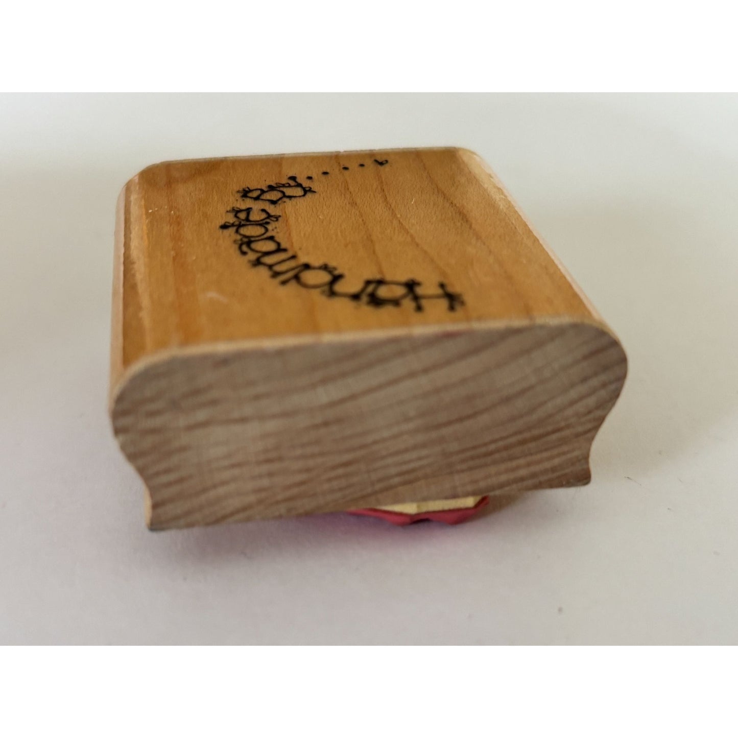 DOTS Rubber Stamp Handmade By Gift Tag Cardmaking Crafter Craft Card Maker Art