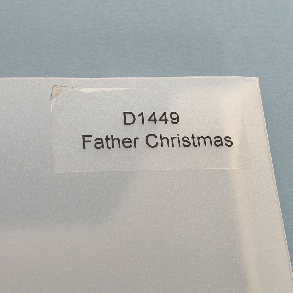 CTMH Father Christmas My Acrylix Acrylic Stamp Set Vintage Santa Postcard D1449 Holidays Cardmaking