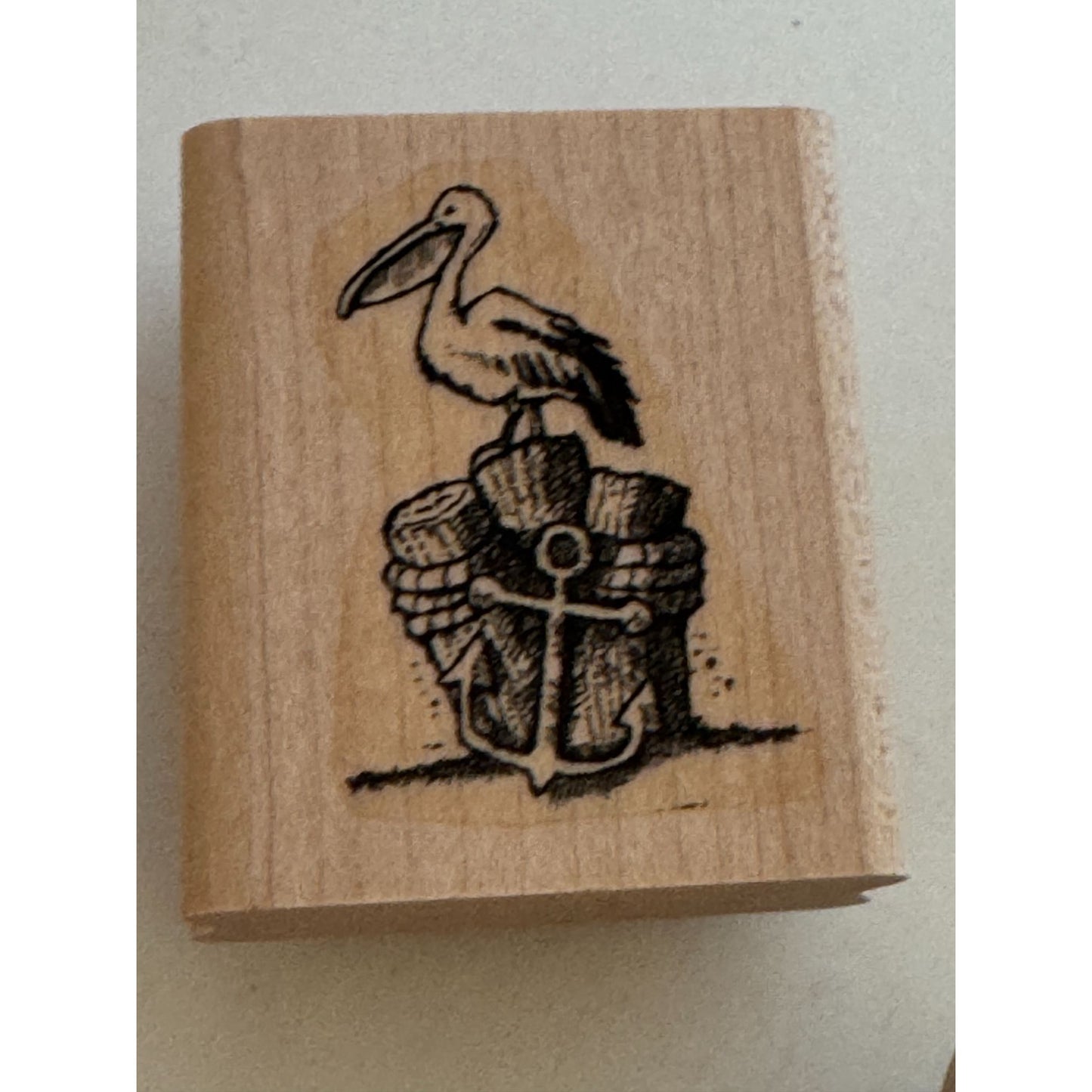 Stampin Up Rubber Stamps Calm Seas Nautical Lighthouse Seagulls Pelican Set 6