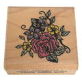 Comotion Rubber Stamp Rose 2 Garden Flowers Spring Nature Scene Creator Crafts