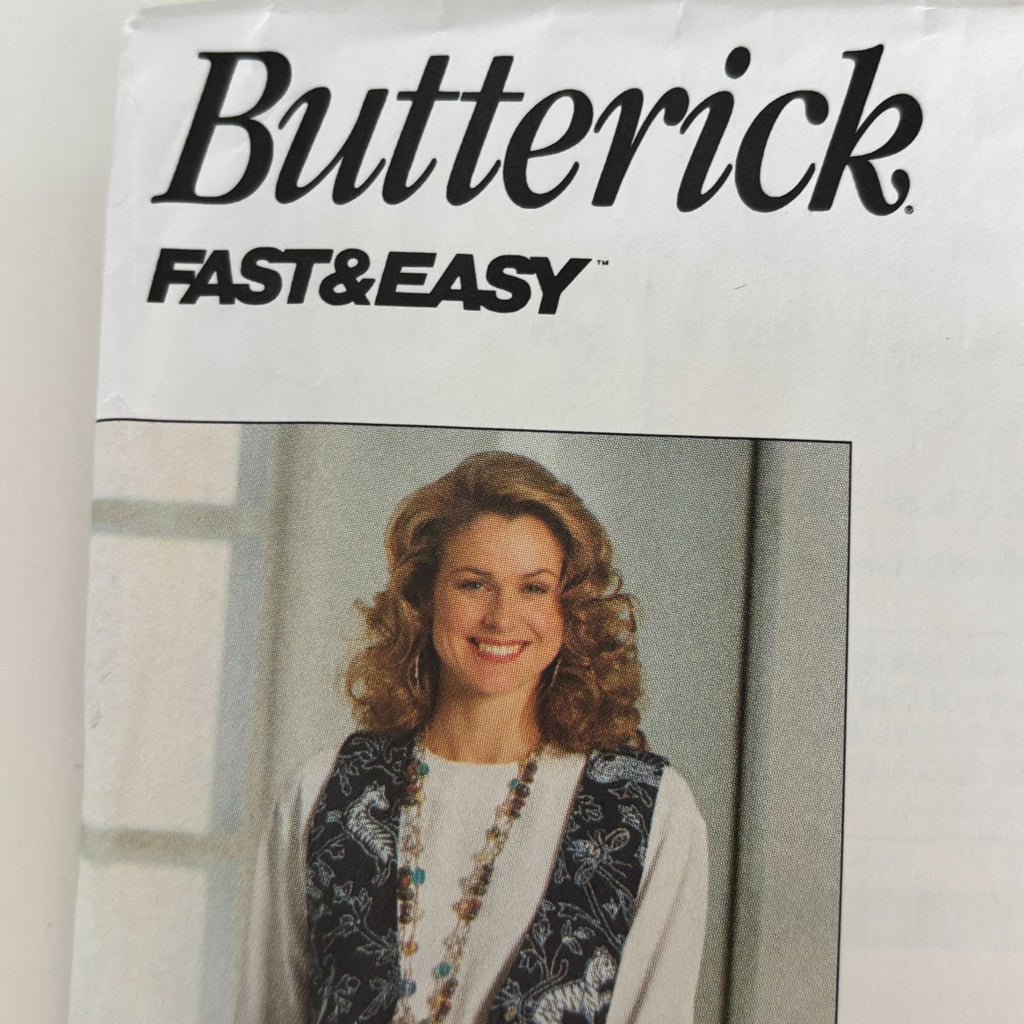 Butterick Sewing Pattern 6780 90s Vest Top Tiered Skirt Boho Layered Outfit 6-12 Uncut