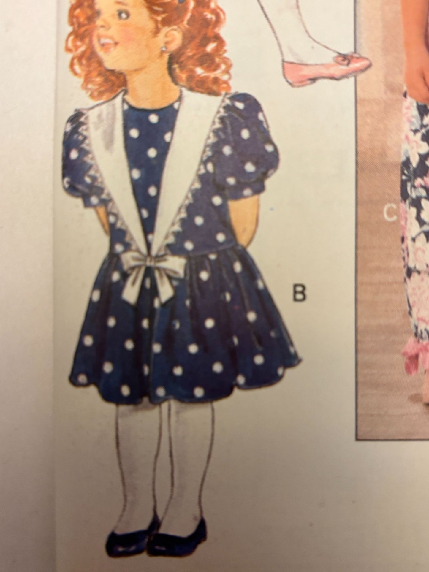 Butterick Sewing Pattern 5398 Romper Dress Jumpsuit Toddler Girls 2 3 4 1990s UC