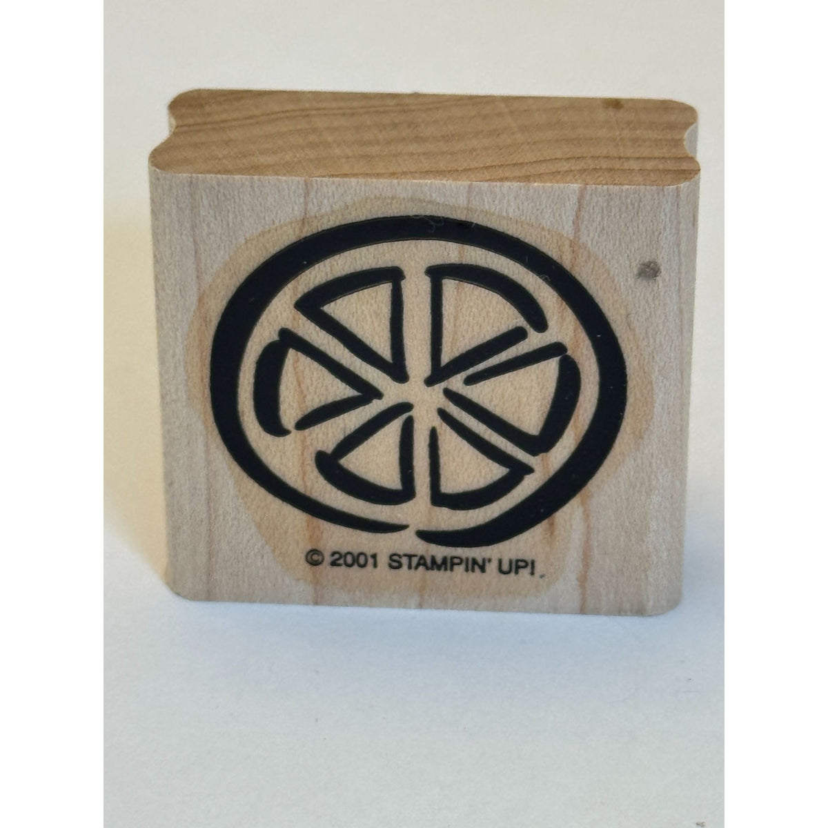 Stampin Up Rubber Stamp Citrus Slice Lime Lemon Orange Summer Drink Card Making