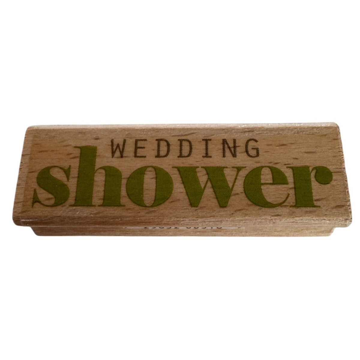 Hampton Art Rubber Stamp Wedding Shower Invitation Words Card Making Sentiment