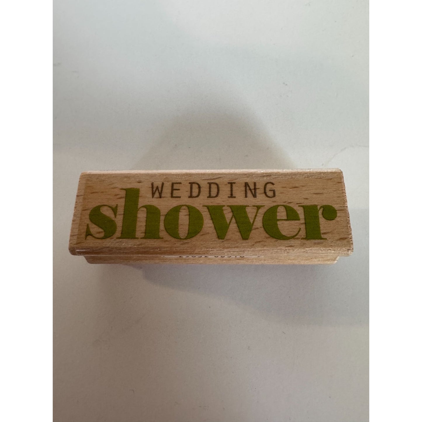 Hampton Art Rubber Stamp Wedding Shower Invitation Words Card Making Sentiment