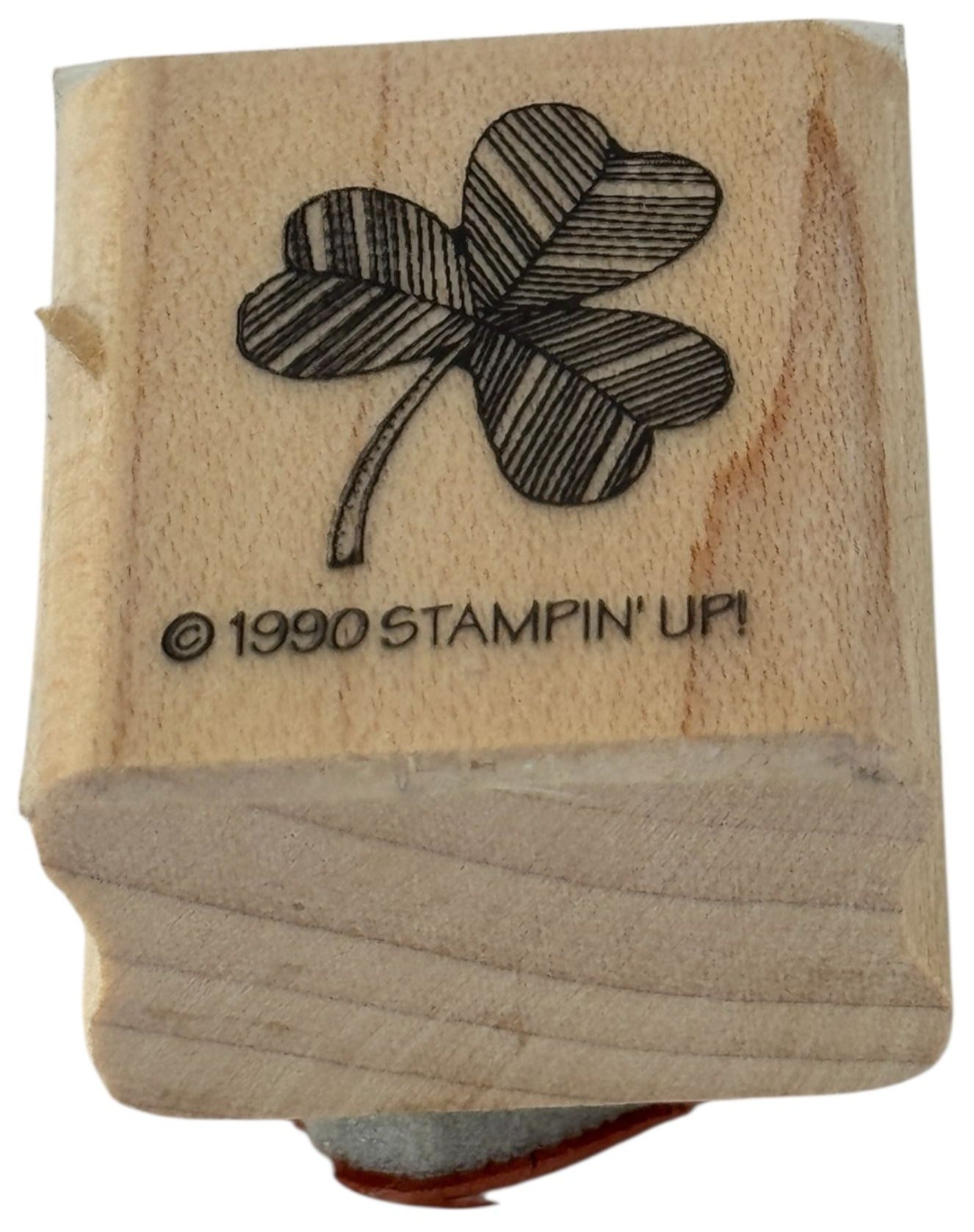 Stampin Up Rubber Stamp Shamrock Saint Patricks Day St Patrick March Card Making