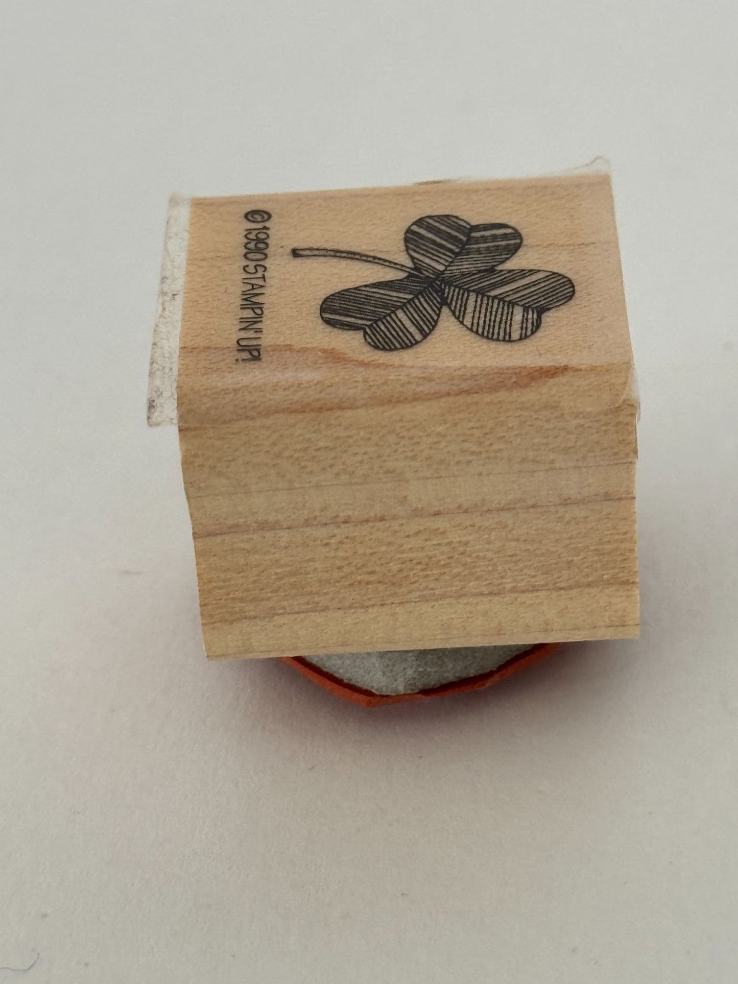 Stampin Up Rubber Stamp Shamrock Saint Patricks Day St Patrick March Card Making