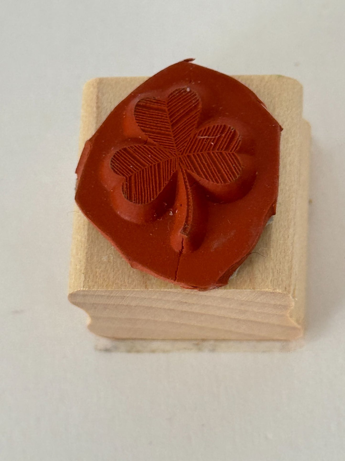Stampin Up Rubber Stamp Shamrock Saint Patricks Day St Patrick March Card Making