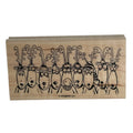 Stampin Up Rubber Stamp Santa Reindeer Cartoon Christmas Card Making Funny Humor