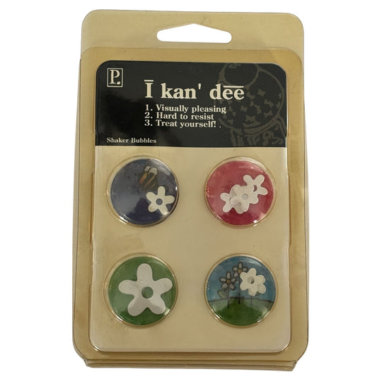 Pebbles Shaker Bubbles Stickers Flowers Y2K Scrapbook Embellishments Dome Die Cuts Cardmaking