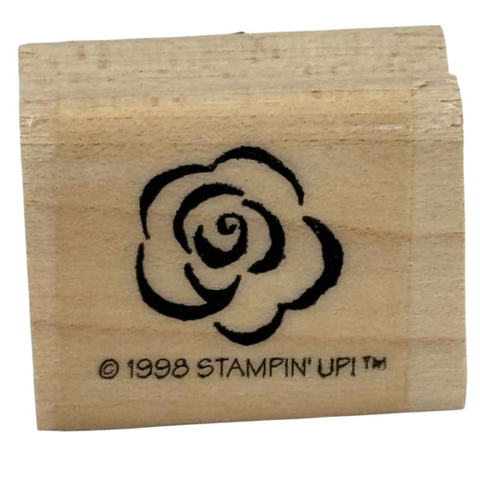 Stampin Up Rubber Stamp Rose Flower Valentines Day Card Making Mothers Day Craft