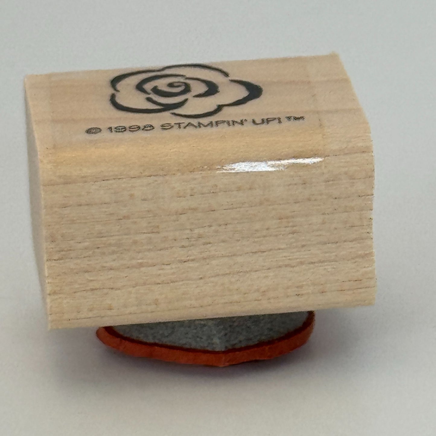 Stampin Up Rubber Stamp Rose Flower Valentines Day Card Making Mothers Day Craft