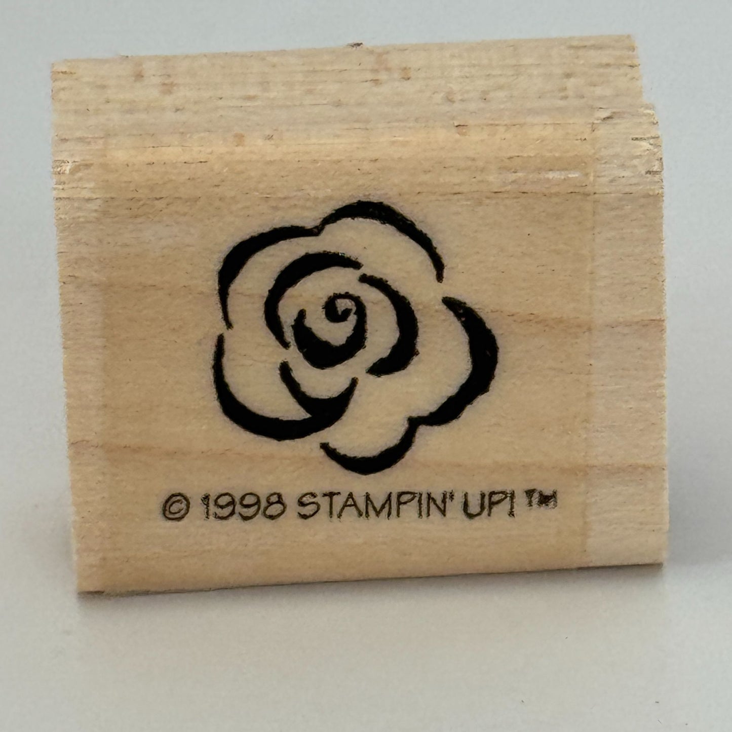 Stampin Up Rubber Stamp Rose Flower Valentines Day Card Making Mothers Day Craft