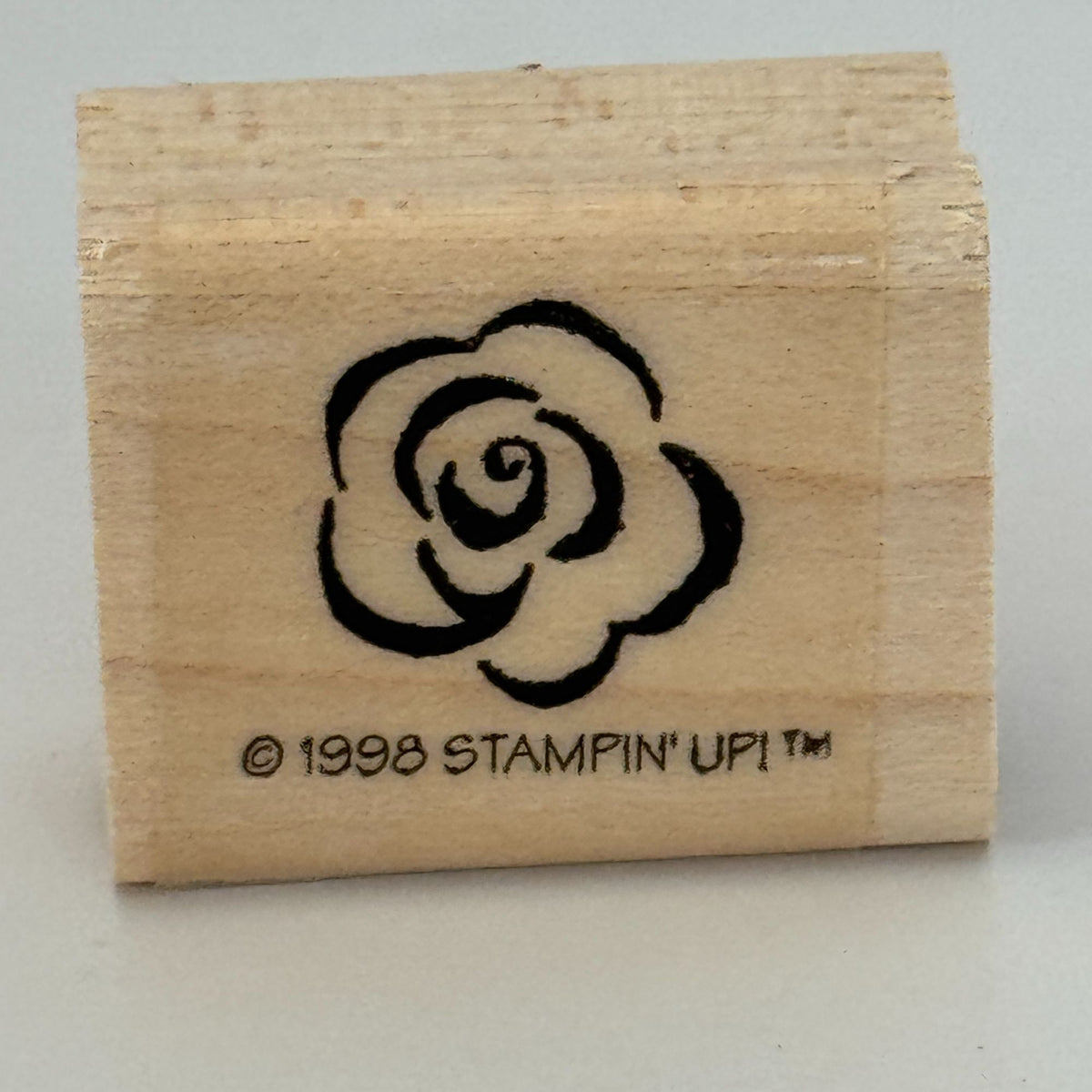 Stampin Up Rubber Stamp Rose Flower Valentines Day Card Making Mothers Day Craft