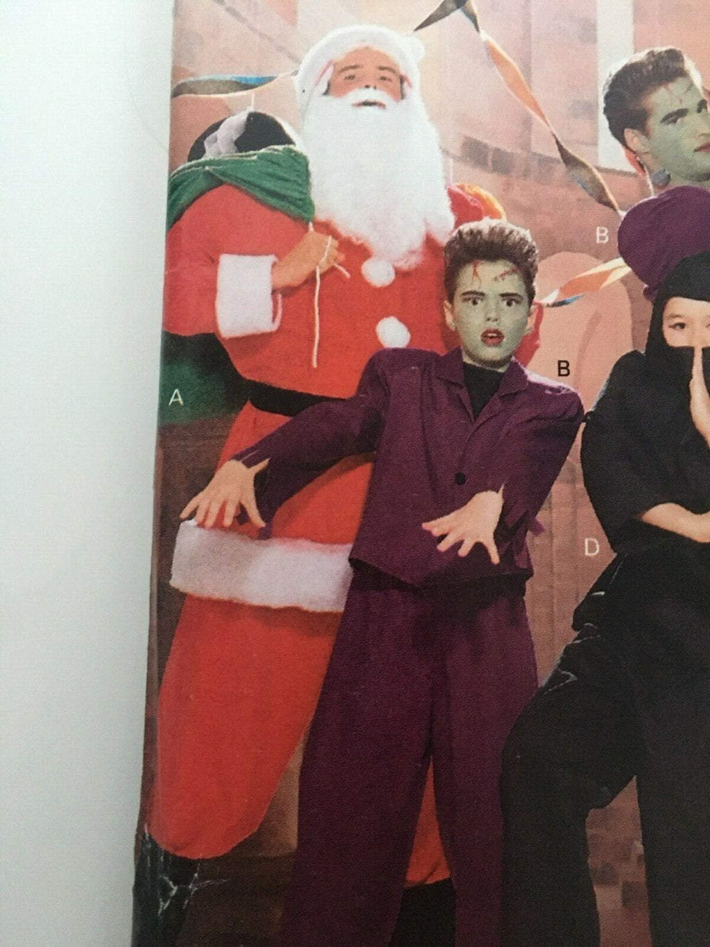 Butterick Sewing Pattern 5042 Halloween Costume Ninja Santa Frankenstein Mens A