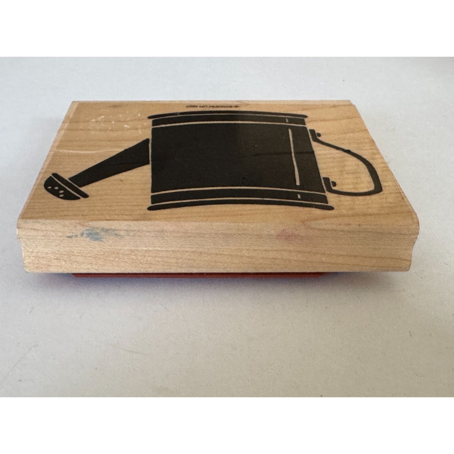 Stampin Up Rubber Stamp Watering Can Large Big Garden Spring Summer Card Making