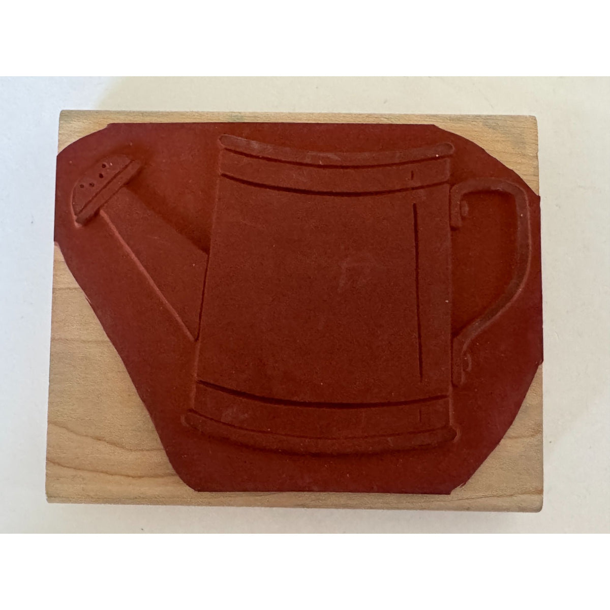 Stampin Up Rubber Stamp Watering Can Large Big Garden Spring Summer Card Making